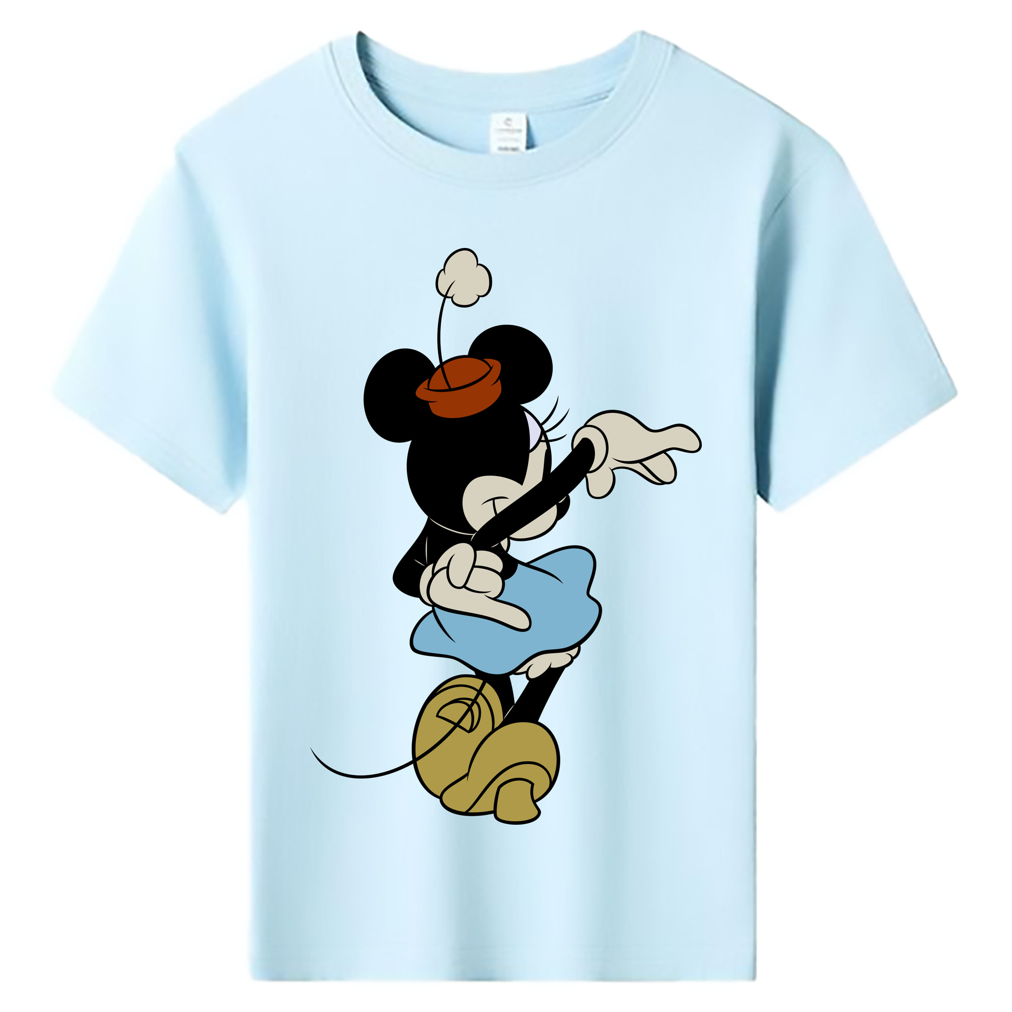ミッキーマウス Mickey Mouse 綿100％キッズTシャツ（フロントプリント）